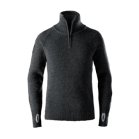 Tröja 1/2 Zip, Ull Anthracite M Stl: XS