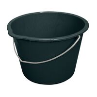 MURBRUKSHINK PLAST 12L SVART