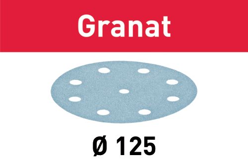 SLIPPAPPERSRONDELL STF GRANAT 125MM /90 K60 10ST
