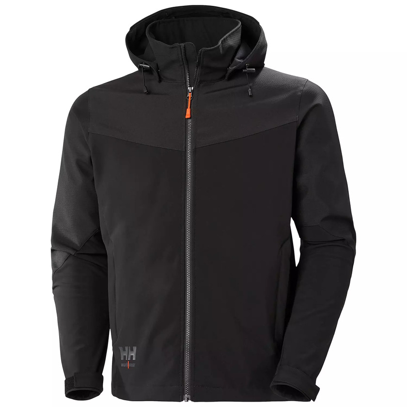 VINTERJACKA 74291 OXFORD SOFTSHELL SVART XS