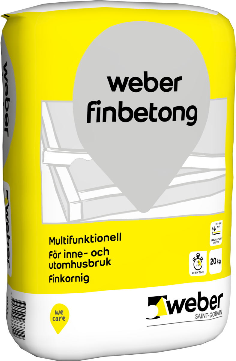 Finbetong c32/40 20kg Weber