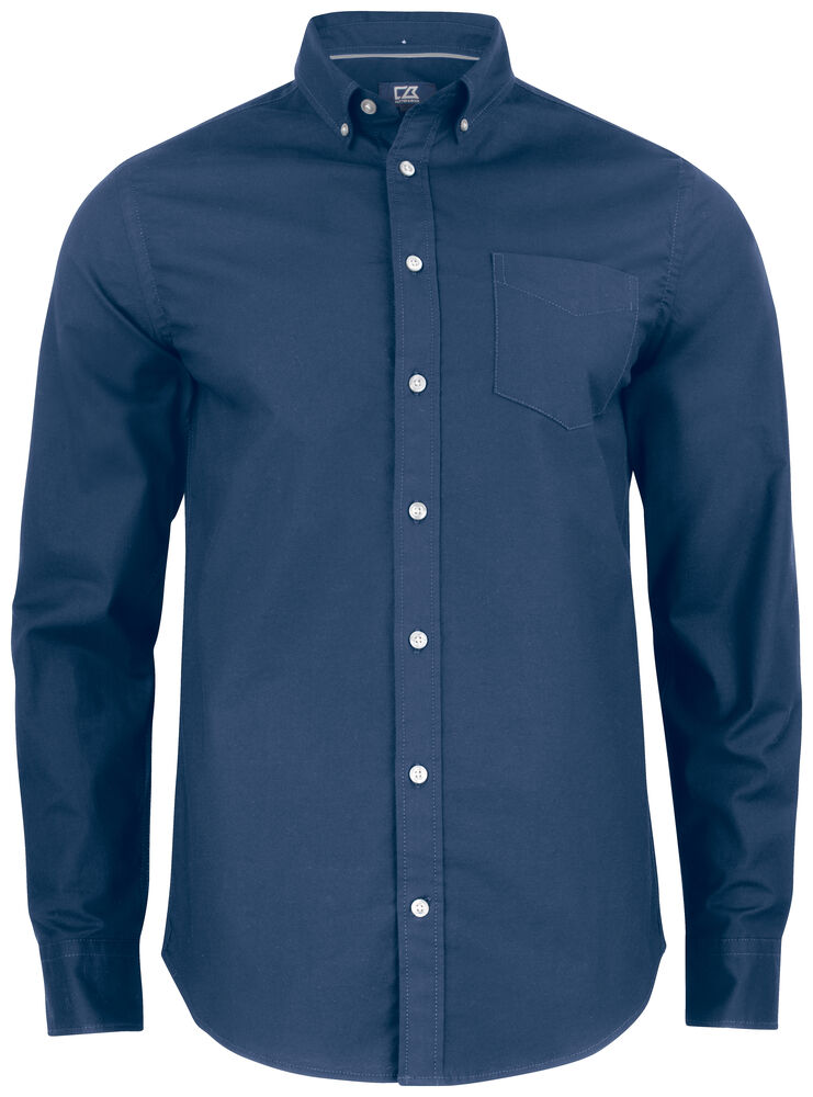 Hansville Shirt Men Blue Oxfor 3XL