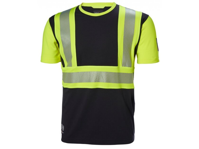 KORT ÄRMAD TRÖJA ICU GUL/SVART LIFA FLOW 3XL