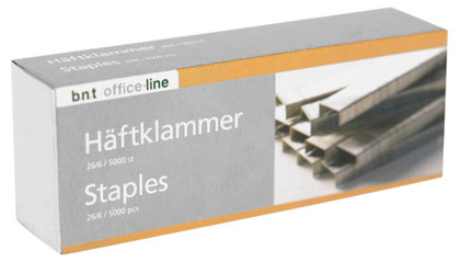 HÄFTKLAMMER 26/6 STANDARD 500 0/ASK