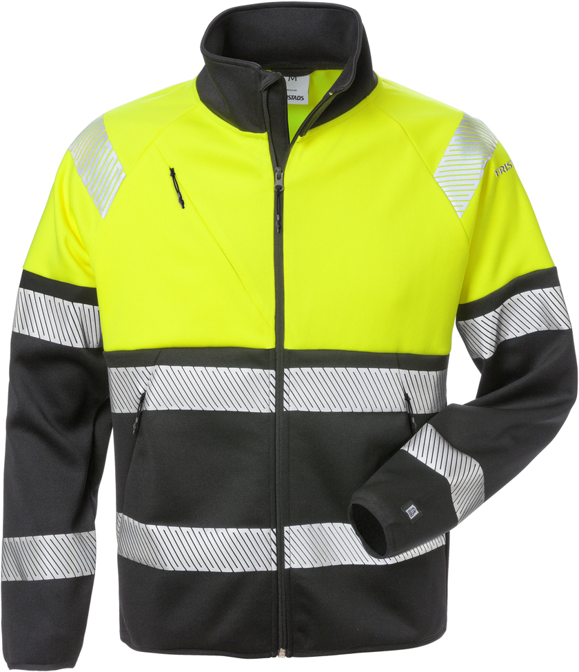 JACKA VARSEL KL 1  4517 SSL VARSELGUL/SVART STL S