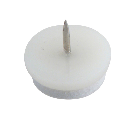 GOLVSKYDD MILLERS PLAST/FILT/S PIK VIT Ø26MM