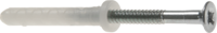 Spikplugg vit 5x50mm 10p Gunnebo