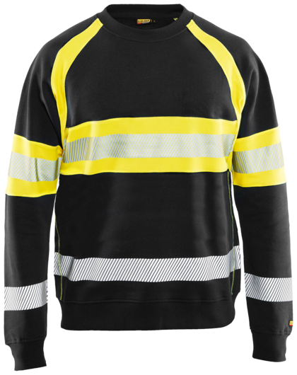 Highvisibility sweatshirt clas 100% cotton,  french terry XXL