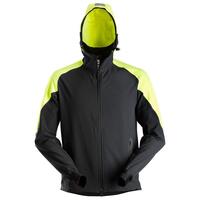 Hoodie Full Zip FW Svart/Neong ul Stl: S