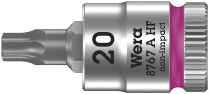 8767 A HF TORX® Zyklop bitshyl sa med 1/4"-fattning, med håll