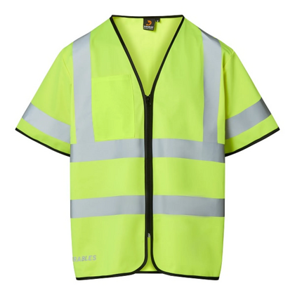 Varselväst blixtlås, klass 3 L