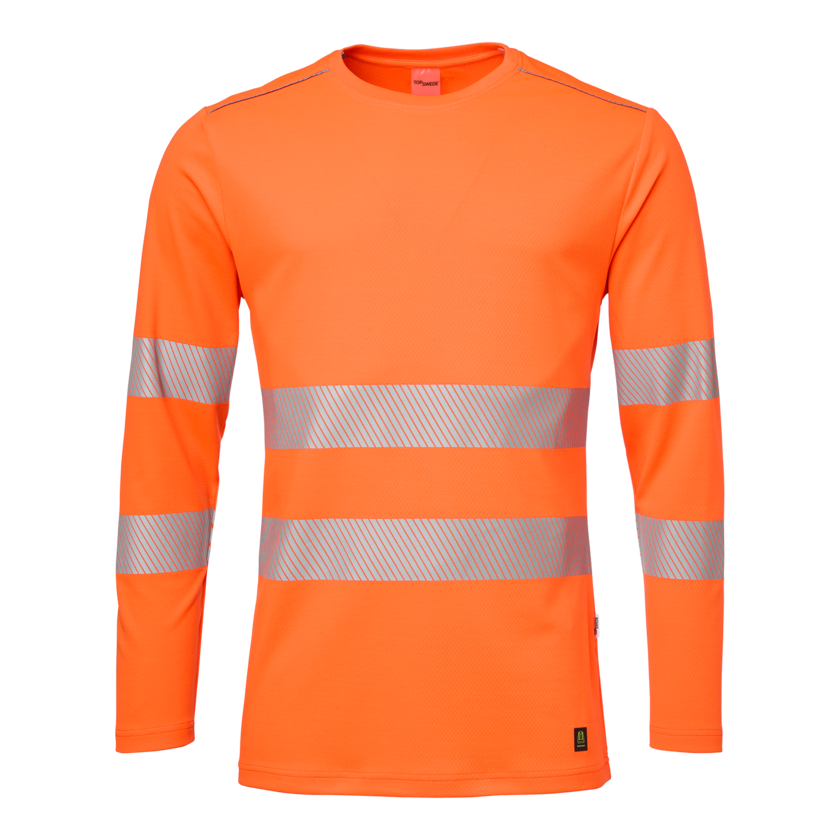 T-SHIRT 281 LS TOP SWEDE VARSELORANGE XXL