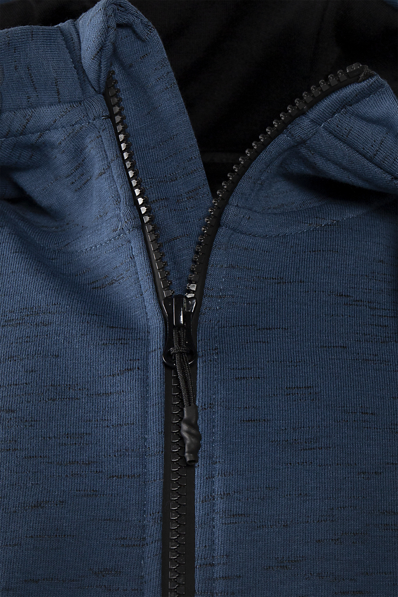 SWEATSHIRT KORT ÄRM 7460 MELA TVÄTTAD BLÅ STL M