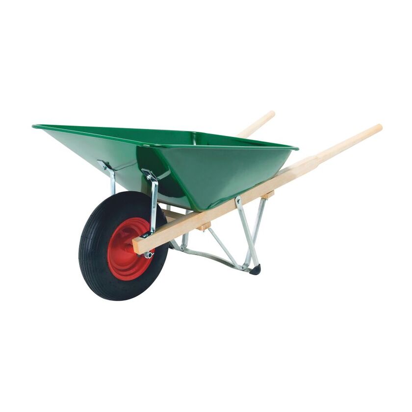 SKOTTKÄRRA 90L GRÖN 90G MONT