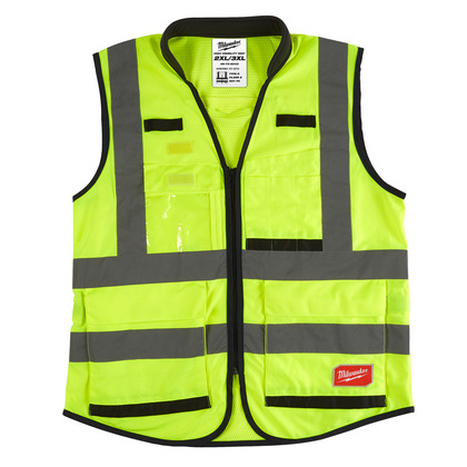 SÄKERHETSVÄST H-V PRE GUL XXL