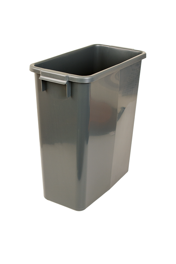 AVFALLSTUNNA 60 liter Antracit  590x560x280