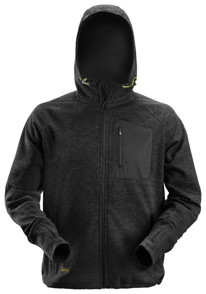 Hoodie Fleece FW Svart Stl: S