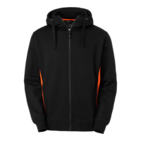 Franklin Zip Hood ora/bla S