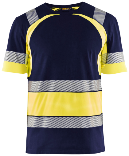 T-SHIRT 34211030 MARIN/GUL XXL BLÅKLÄDER