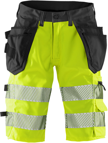 SHORTS VARSEL KL 2 2509 PLU VARSELGUL/SVART STL C48