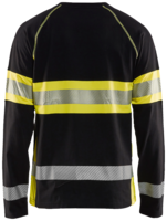 T-SHIRT 35101030 SVART/GUL M