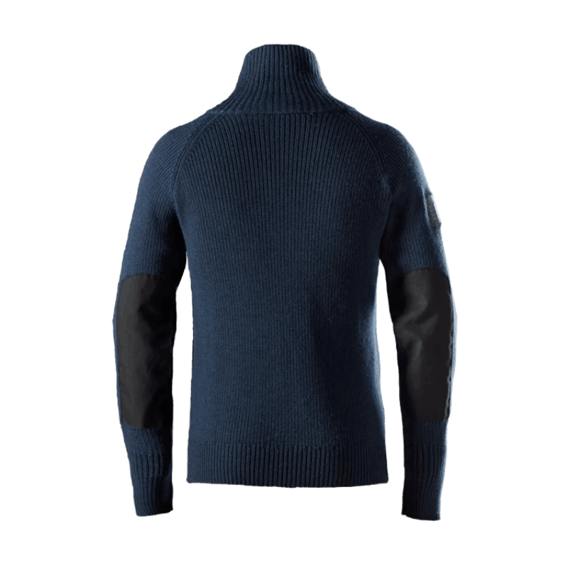 Tröja 1/2 Zip, Ull Marin Stl:  S