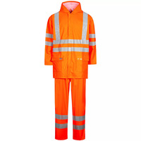 REGNSET VARSEL LR552-05 ORANGE XS PU 190G/M2