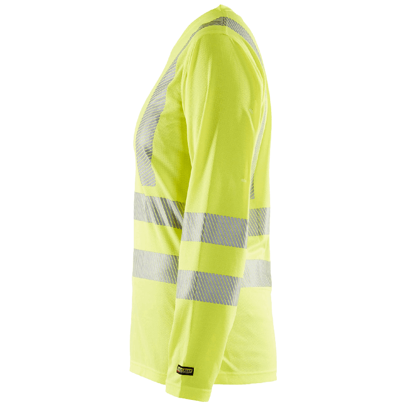 UV-skyddad långärmad varsel-t-shirt dam Varselgul S