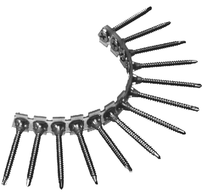 Gipsskruv stål band. Fzb 3,5x25mm 2mm 1000p VSB