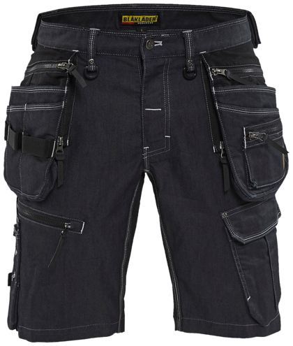 X1900 Craftsman Shorts Svart C 55% cotton, 30% polyester, 15%