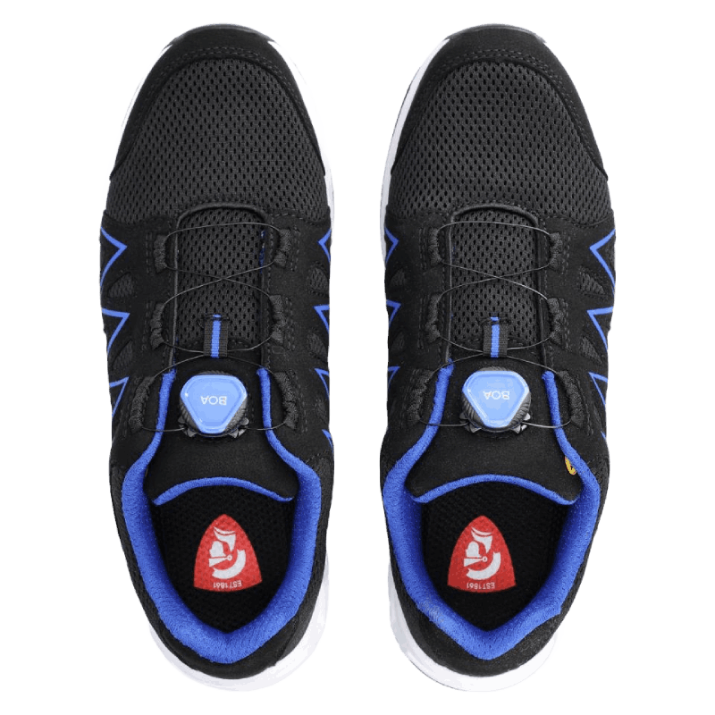 Jo Speedy BOA black blue low s vart str. 47