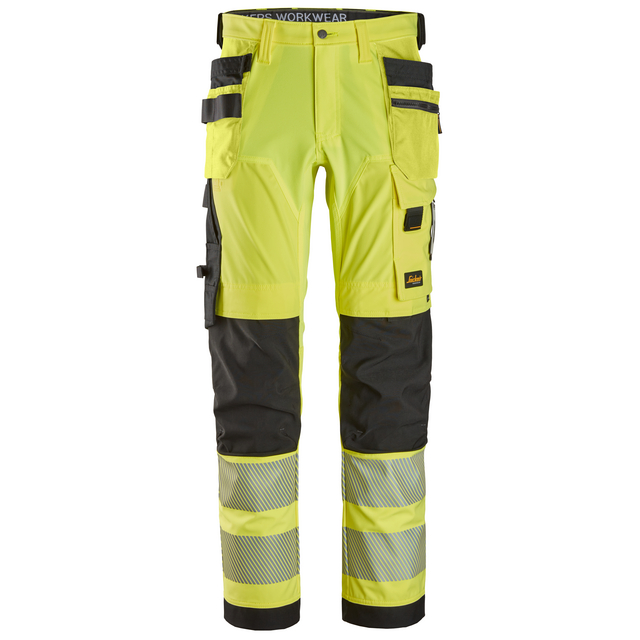 ARBETSBYXA 4STR HF HV KL2 GUL/SVART STL: 96