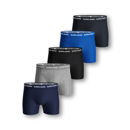 Boxer BB cotton 5-p  /M  underwear Björn Borg