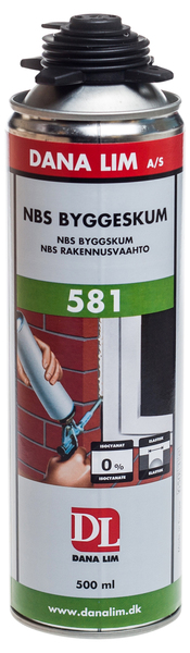 Miljöskum NBS byggeskum 581 500ml Dana Lim