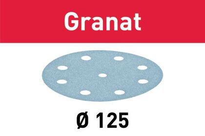 SLIPPAPPERSRONDELL STF GRANAT 125MM /90 K120 10ST