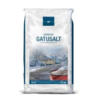 GATUSALT 25 KG SÄCK NATRIUMKLO RID 98,5% MAX 5MM KORNSTORLEK