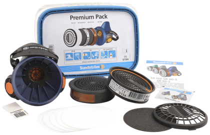 HALVMASK SUNDSTRÖM SR 100 PREM IUM PACK   M/L