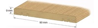 Tröskel nr30 ek 9x90 200cm