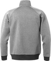 SWEATSHIRTJACKA 1756 DF LJUSGRÅ STL M