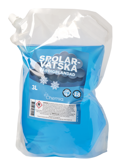 Spolarvätska 3 liter -18C Färdigblandad
