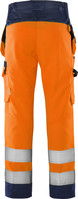 HANTVERKARBYXA 2641 GREEN KL 2 GPLU VARSELORANGE/MARIN C64