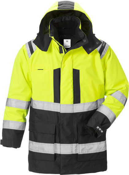 PARKAS VARSEL 3 I 1 4036 GTT VARSELGUL/SVART STL 2XL