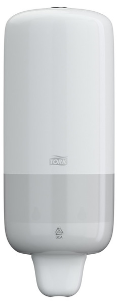 Tvåldispenser S1 flytande tvål plast vit Tork