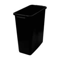 Soptunna Svart Plastkärl