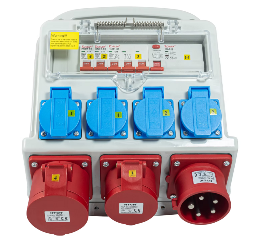 Byggplatscentral 32A IP44