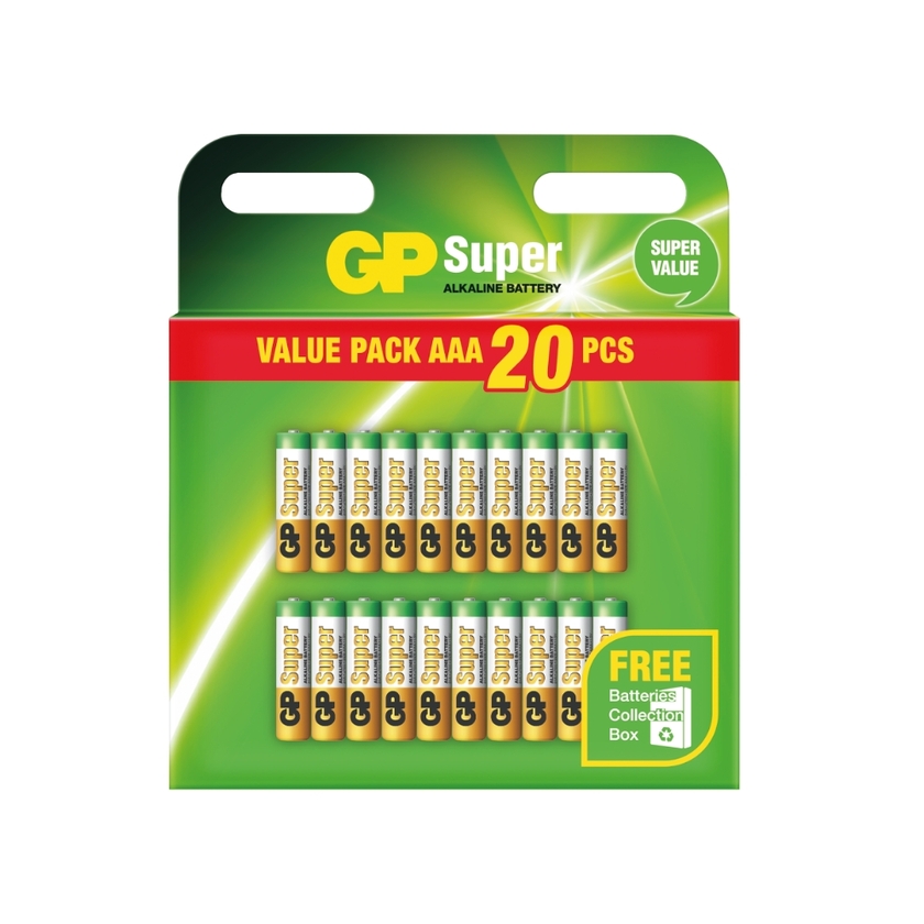BATTERI SUPER AAA/LR03 20 P