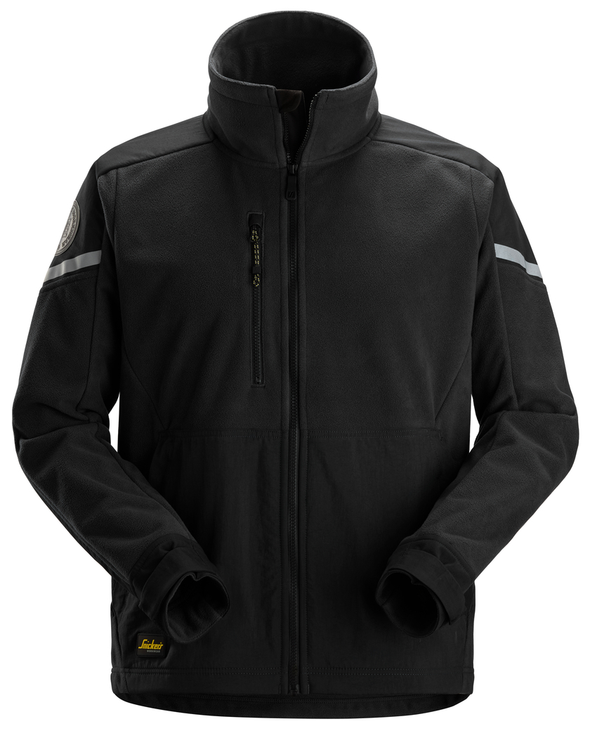 FLEECEJACKA WINDBLOCKER SVART STL: XS