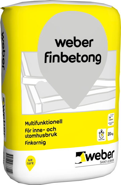 Finbetong c32/40 20kg Weber