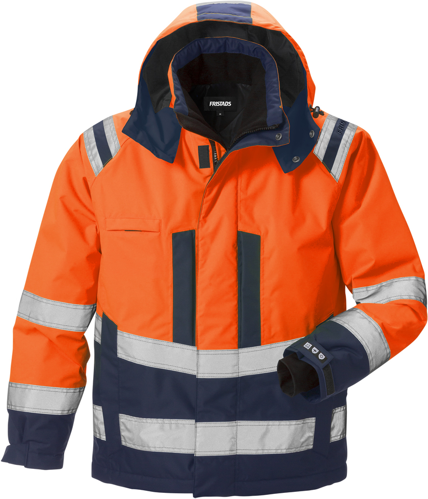 VINTERJACKA VARSEL 4035 GTT VARSELORANGE/MARIN STL S