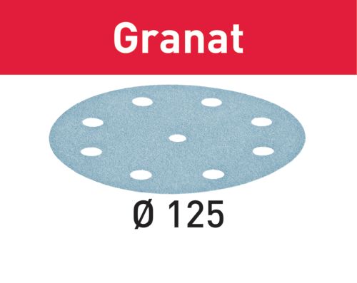 SLIPPAPPERSRONDELL STF GRANAT 125MM /90 K40 50ST